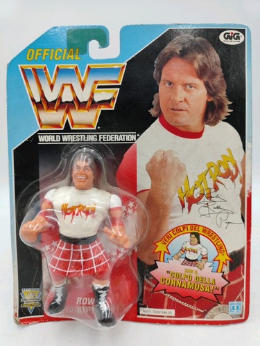 ROWDY RODDY PIPER WWF WRESTLING CARD ENG GIG HASBRO WWE VINTAGE Actionfigur - Bild 1 von 3