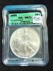 2005 AMERICAN SILVER EAGLE ICG MS70 148