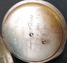 ANTIQUE LUTZ BROTHERS RAILWAY  13 Jewel SILVER CASE KEYWIND POCKET WATCH RUNS..  — photo 4
