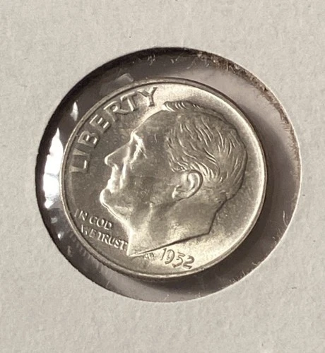 1952-S ROOSEVELT SILVER DIME SUPER NICE GEM BU