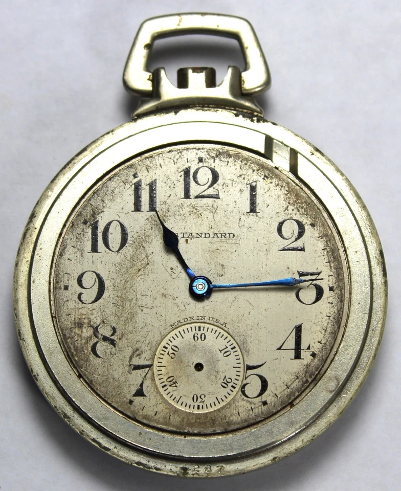 1920 New York Standard Grade 1597 16s 7j Pocket Watch - Parts/Repair - Image 2 of 4