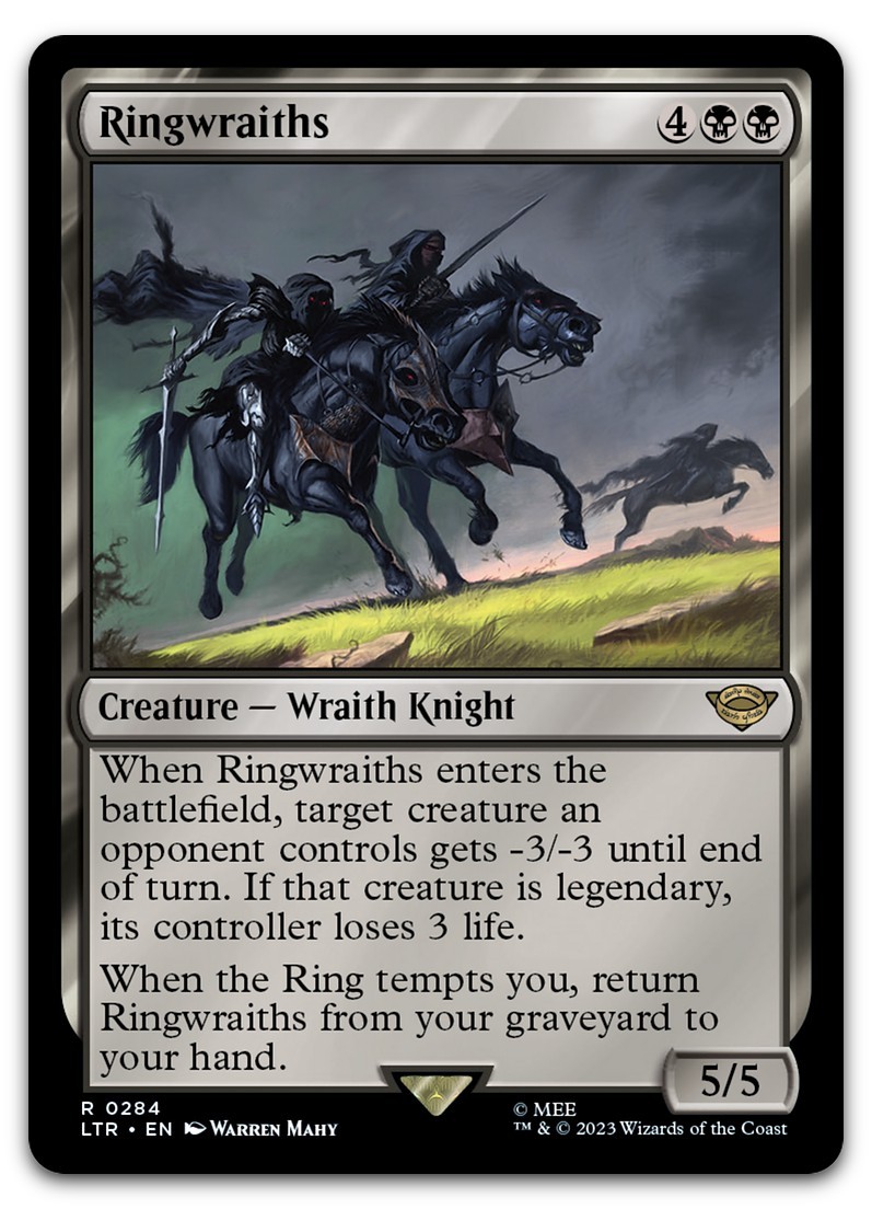 Ringwraiths #284 (NM) Lord of the Rings LTR Magic MTG