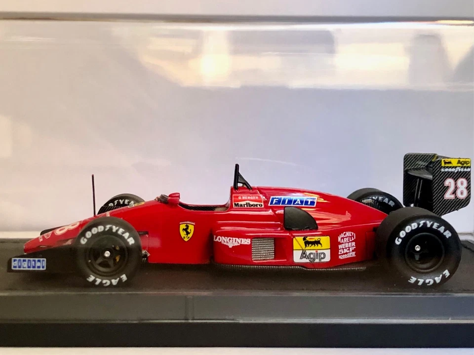 F1 1/43 GP Replicas GP43-05A Ferrari 187/88C N°28 G.Berger 1988, New - Immagine 2 di 4
