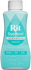 Rit Dyemore Tropical Teal Dye for Synthetic Fabrics Acrylic Polyester Blend