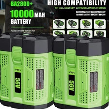 1/2 For EGO POWER+ BA1400T 56V 10.0 Ah Lithium-ion Battery Upgrade Fuel Gauge