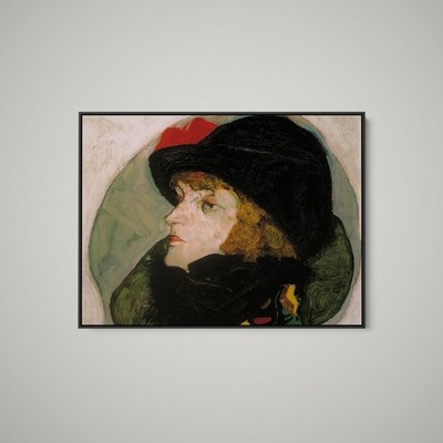 Egon Schiele - Portrait of Ida Roessler - Art Print on Paper or Canvas