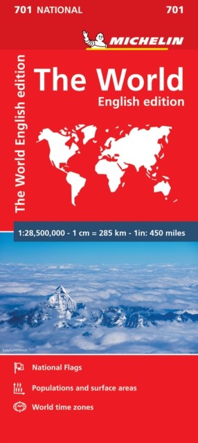 The World - Michelin National Map 701 Map by Michelin (Sheet map, folded)