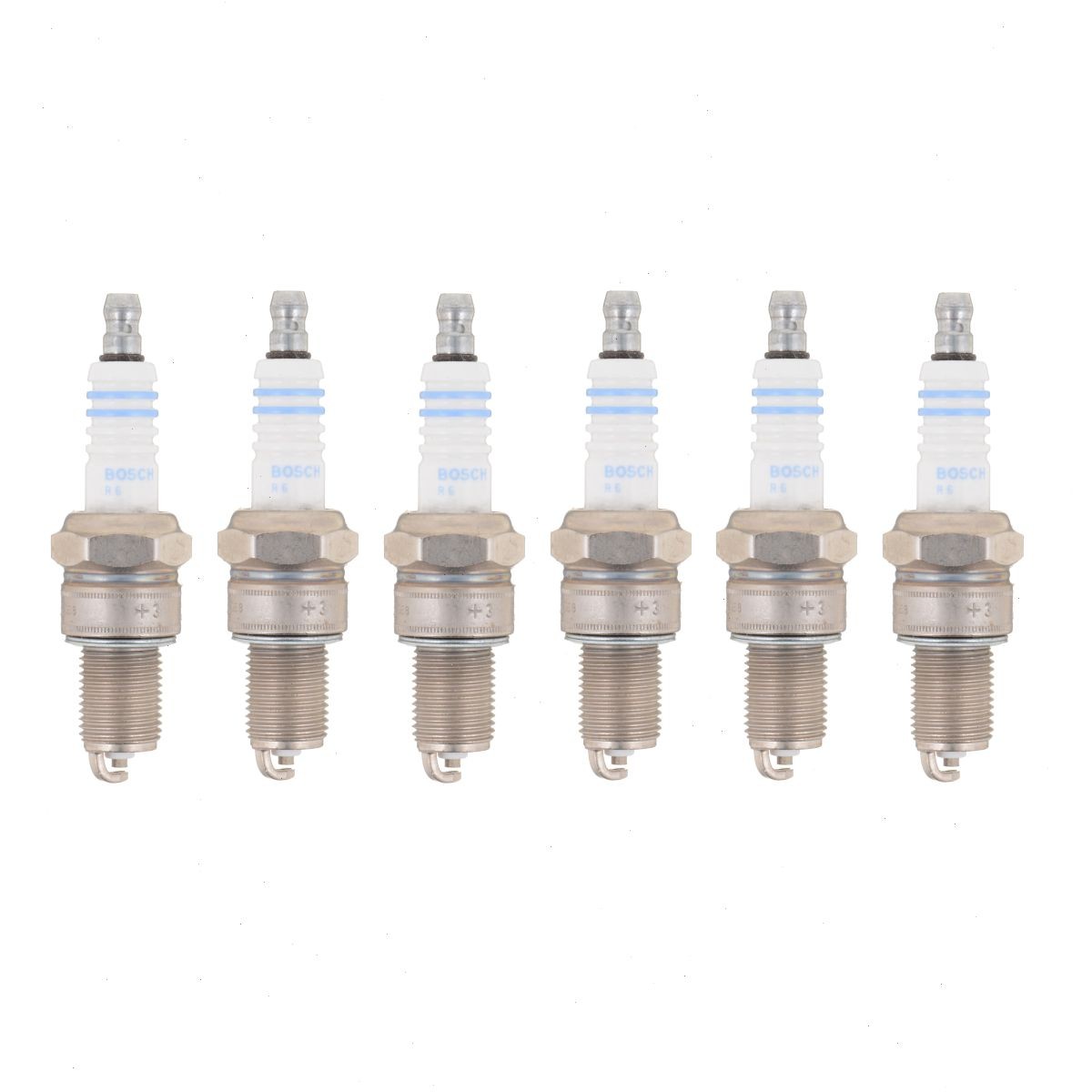 6 pc Bosch Nickel Copper Spark Plugs for 1977-1978 BMW 530i 3.0L L6 Ignition hi