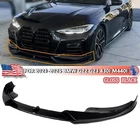 For 21-25 BMW G22 G23 430i M440i AC Style Glossy Black Front Bumper Lip Splitter