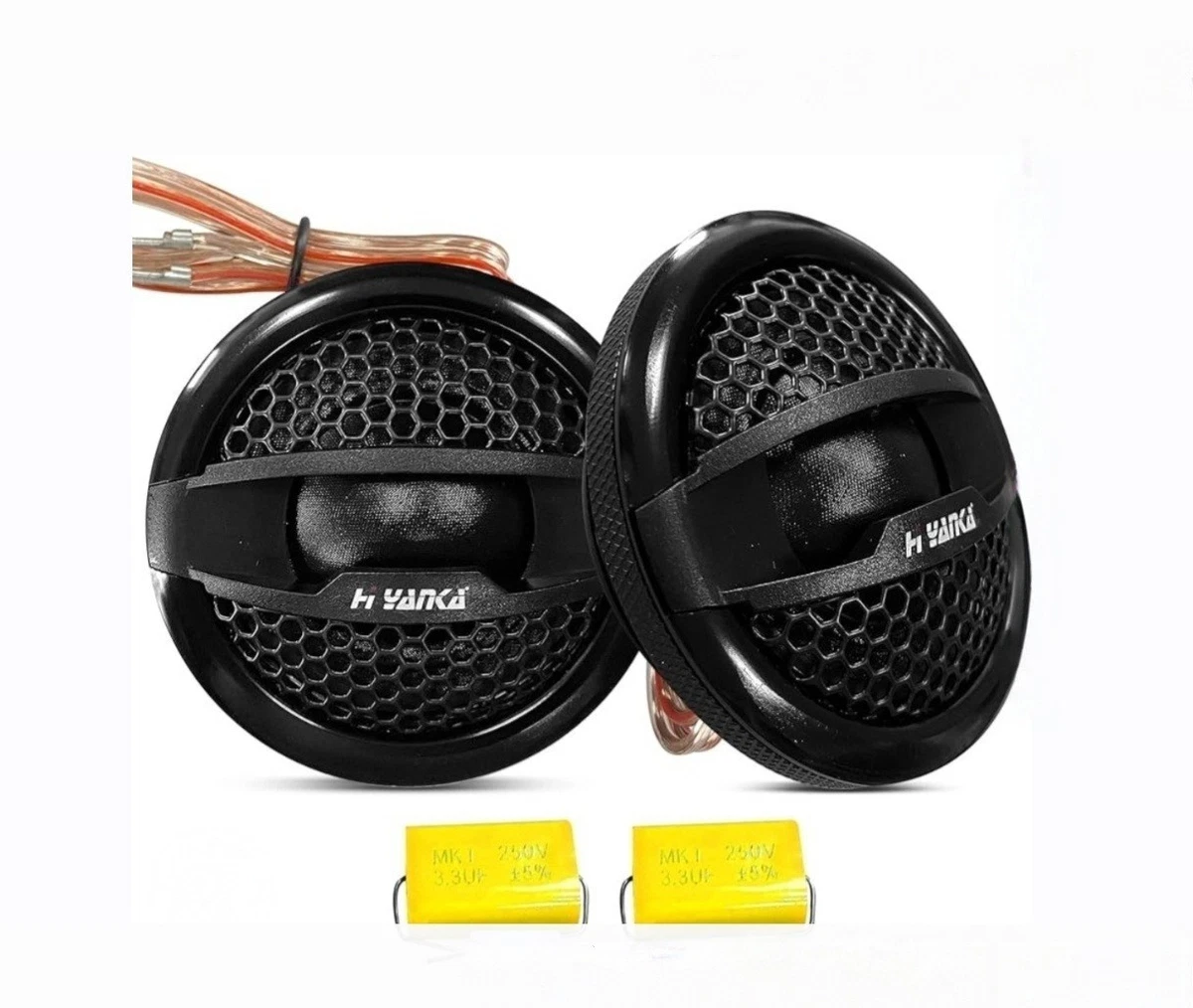 Juego De 2 Tweeters De Bocina Para Altavoces - 75-150W, Respuesta 2.2K-27KHz, Para Sistemas De Audio De Escenario O Hogar