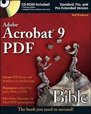 Adobe Acrobat 9 PDF Bible Compact Disc Ted Padova