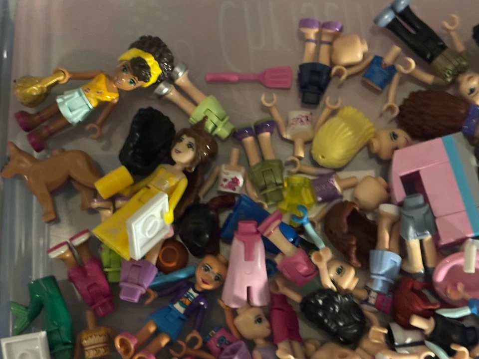 LEGO Friends Minifigures Bulk Lot 40+ Minidolls W/ Accessories - Image 3 of 4