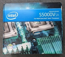 Intel S5000VSA Server System Board SCSI - S5000VSASCSIR - NEW