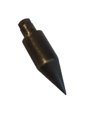 Vintage Cast PLUMB BOB Carpentry Tool Geometric Shape W/ Screw Top 7oz 3 3/4”L