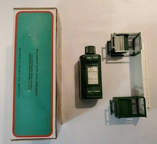 Vintage Avon Cable Car Decanter with Wild Country Aftershave (full) and Box - Picture 6 of 8