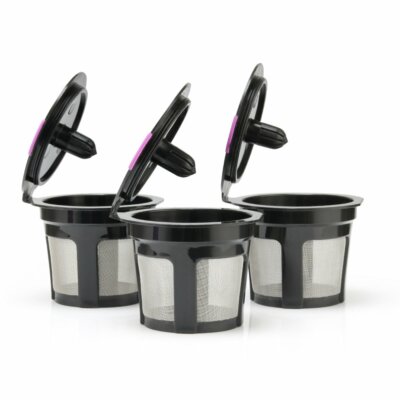 3er Pack Nachfüllbare K-Cup Kaffee-Filtereinsätze für Keurig 2.0 & 1.0 USA