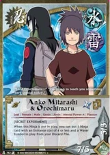 Anko Mitarashi & Orochimaru - N-762 - Uncommon - 1st Edition - Foil Broken Promi