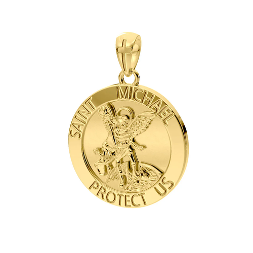 Collier Pendentif St Michel Archange - Les Tresors de Didi