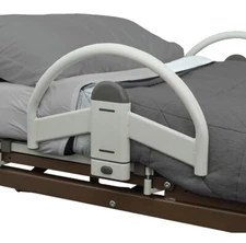 EZ Click Bed Handle Double Side Rail, Removable Easy Use 2 Bed Rails