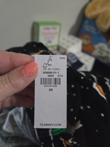 Neu mit Etikett Old Navy I Love Snow hochtaillierter Flanell-Pyjama-Jogginghose für Damen Übergröße 3X - Bild 5 von 12