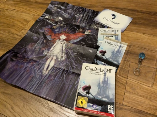 Child of Light - Deluxe Edition Box - Artbook / Poster / Keychain (No PC Key)