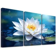 3pcs  Abstract Classic Serene Beauty Aesthetic Wall Art Canvas Framed 50x70cm