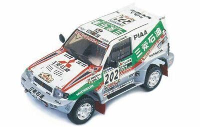 1/43 Vitesse SKM99024 Mitsubishi Pajero 1999 Granada-Dakar #202 Shinosuka-magne