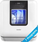 Comfee' Countertop Portable Dishwasher 6L Built-in Water Tank Cdc17P2Aww White