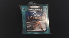 SHEER ENDURANCE No Nonsense Control Top Pantyhose Beige Mist Size A - NEW