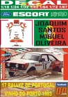 DECAL FORD ESCORT RS 1800 MKII J.SANTOS R. DE PORTUGAL 1983 9th (08)