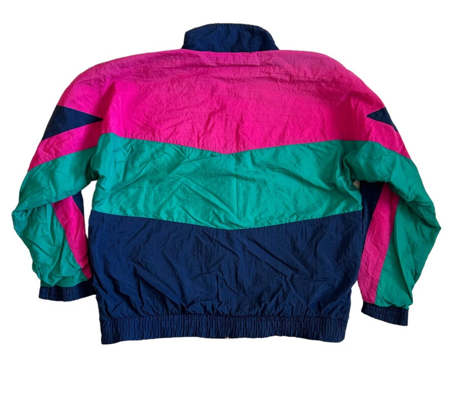 Vtg Track Suit Prince Sports Wear Womens L/XL Jacket 80s Retro Athleisure No Tag - Image 2 of 4