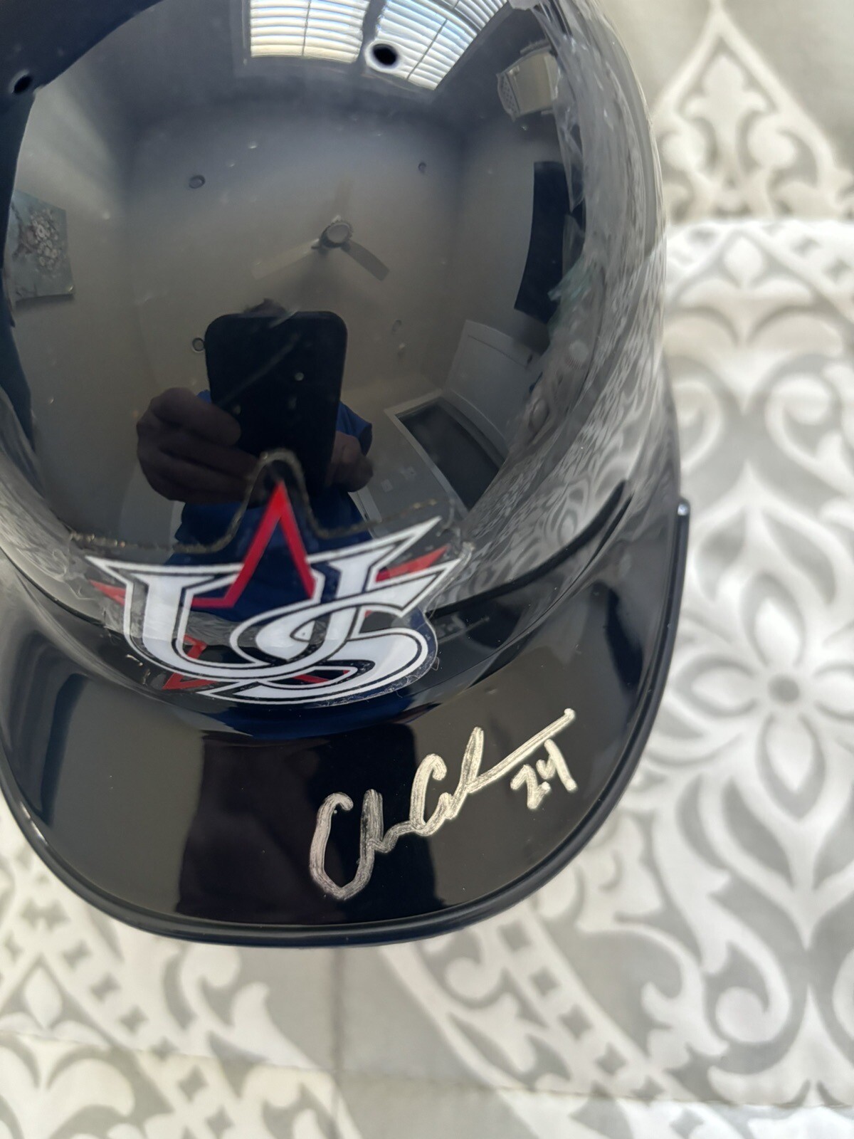 CHARLIE CONDON Autographed Signed Georgia Bulldogs USA MINI HELMET BECKETT AUTHENTIC BAS 