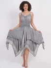 Women's Spaghetti Strap Embroidered Solid Fit & Flare Dress Wholesale Mix Lot