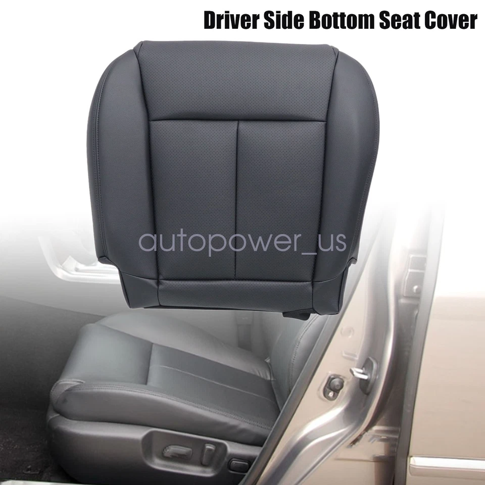 Cubierta de asiento de cuero de repuesto negra para Infiniti M35 M45 2006-10 Foto 2 de 4