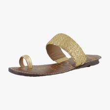 Sam Edelman Gemini Womens Sandals Sunny Gold/Chai Cream