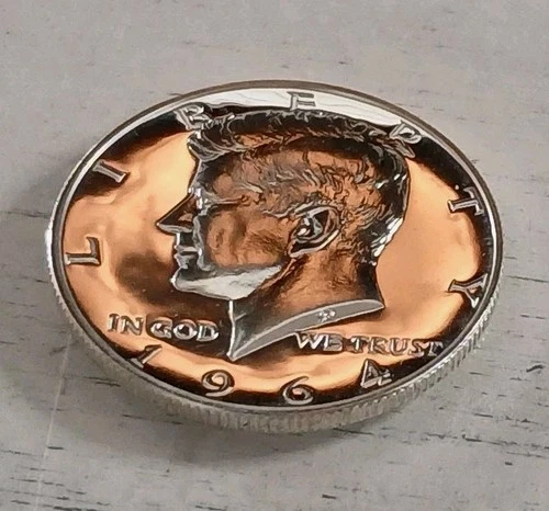 1964-P "Mirror-like" Proof Kennedy Half Dollar - Free Shipping!