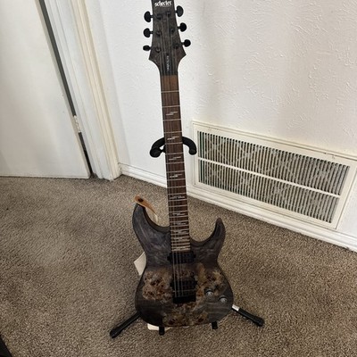 Schecter Omen Elite-6 Electric Guitar, Rosewood Fingerboard, Charcoal