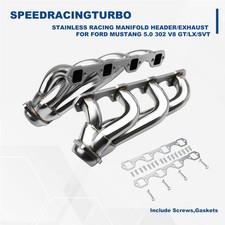 Stainless Racing Manifold Headerexhaust For Ford Mustang 5.0 302 V8 Gtlxsvt Stainless Racing Manifold Headerexhaust For Ford Mustang 5.0 302 V8 Gtlxsvt