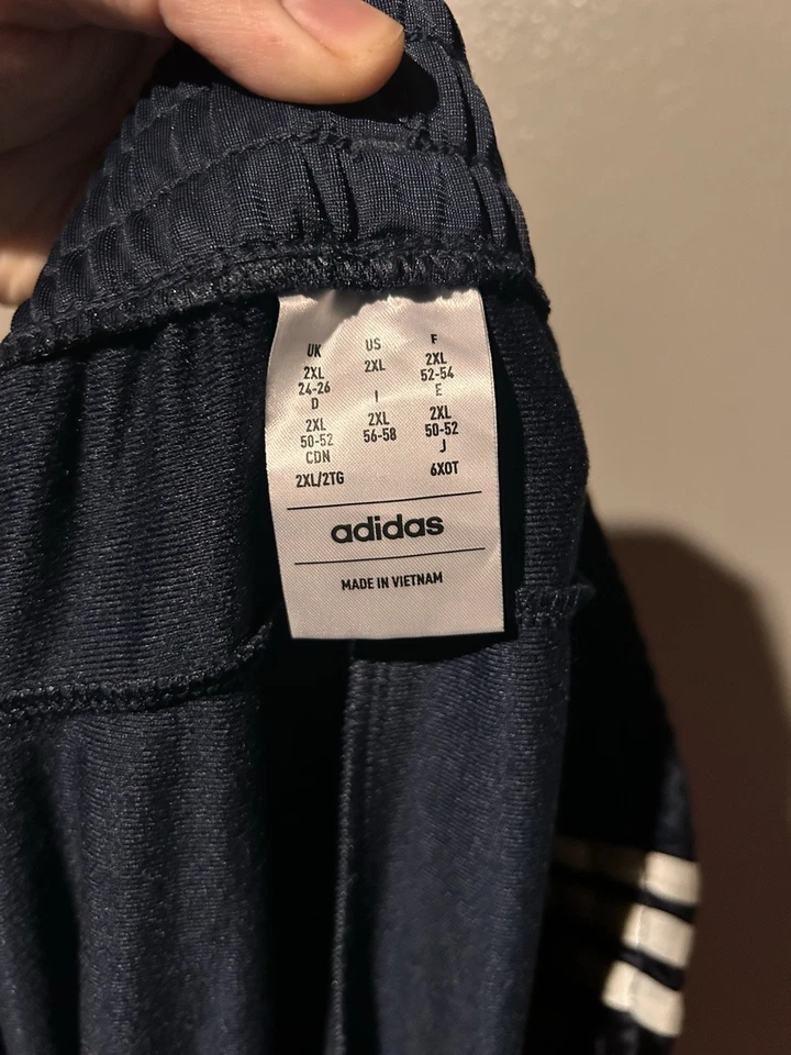 Mujer Adidas Traje de Pista Completo Chaqueta y Pantalón Azul Marino Manga Larga Talla XXL Foto 4 de 4