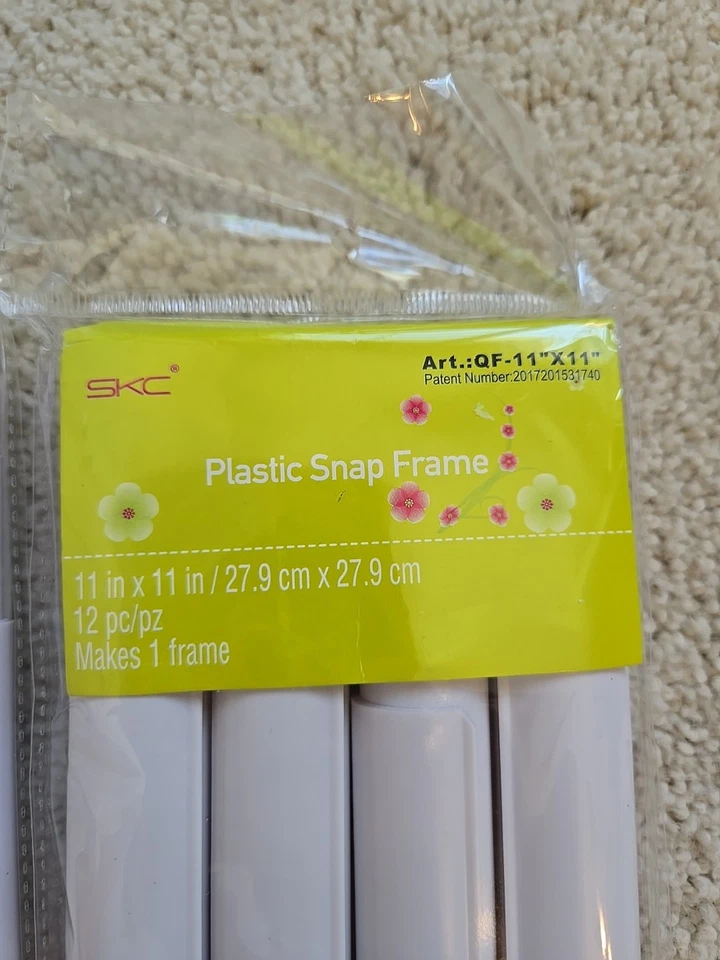 SKC Plastic Snap Frames for Needlework or Quilting Projects Lot of 2 - Image 4 of 4