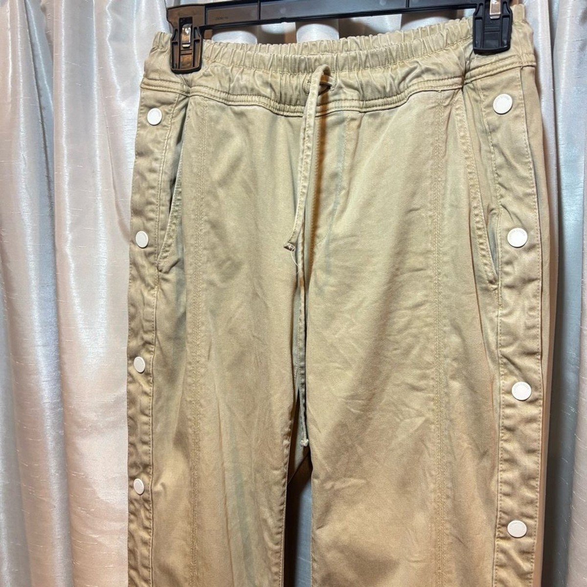 Cotton Citizen The London Snap Pants, tan, XS View 6