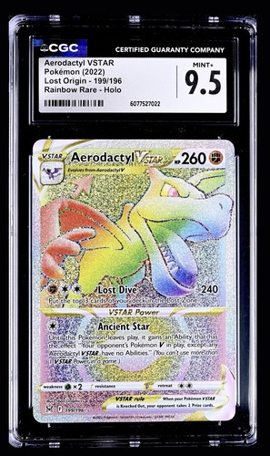Aerodactyl VSTAR graded CGC 9.5 for sale on eBay