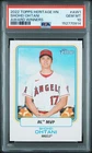 2022 TOPPS HERITAGE HIGH NUMBER AWARD WINNERS AW1 SHOHEI OHTANI PSA 10