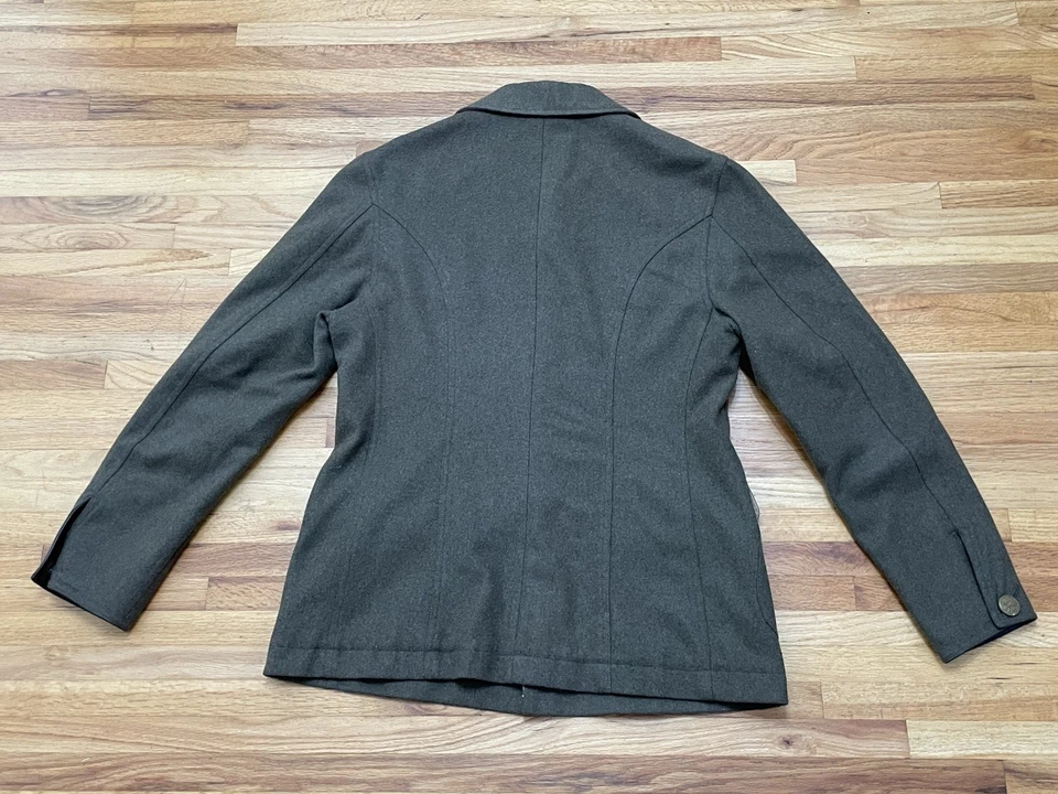 Cockpit USA Military Wool Blend Jacket Men's M WWII Style Map Green Lucky - Image 2 of 4