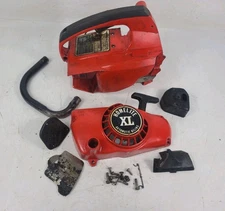 Vintage HOMELITE XL Textron Chainsaw 105064 Mixed Parts Lot (Housing, Shell)