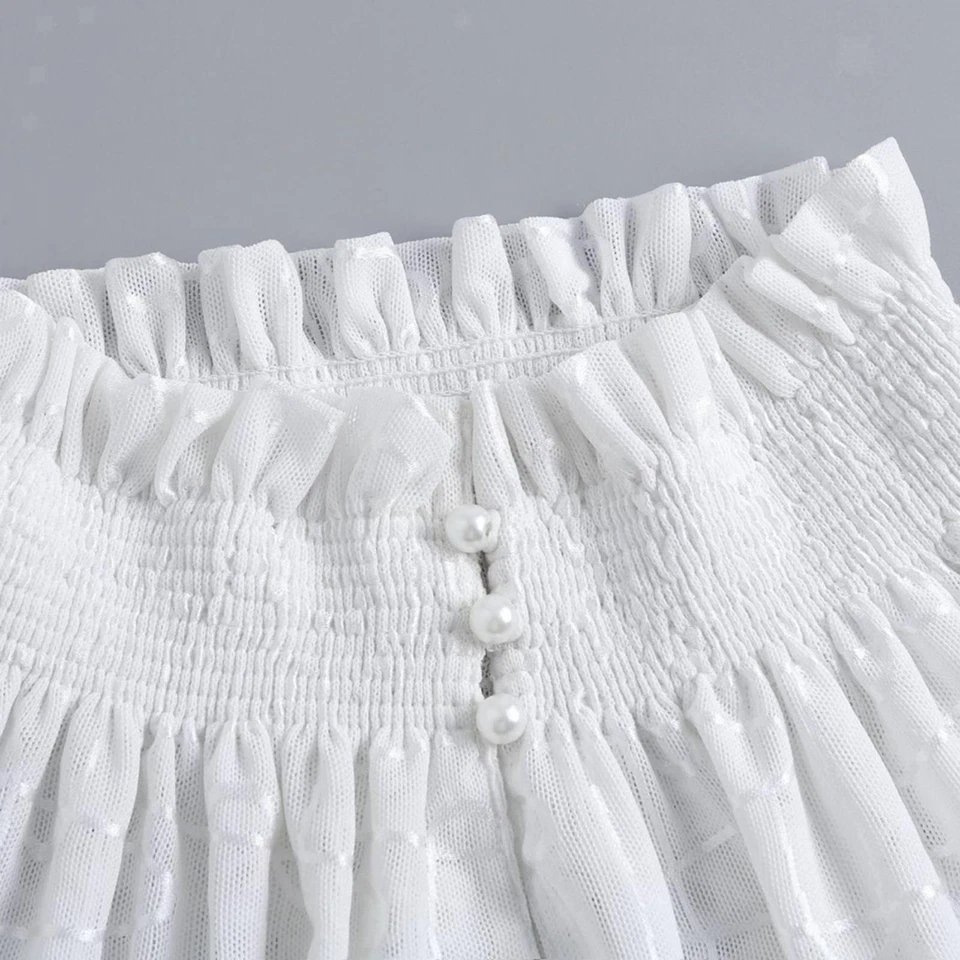 Colletto finto decorativo pratico morbido staccabile per camicie maglioni - Immagine 3 di 4