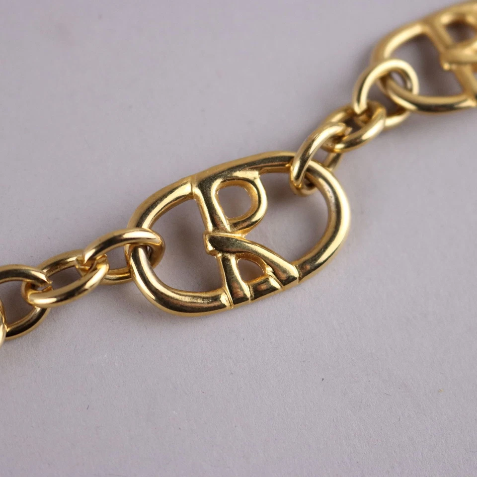 Cinturón Roberta di Camerino Vintage Metal Dorado Italia Foto 2 de 4