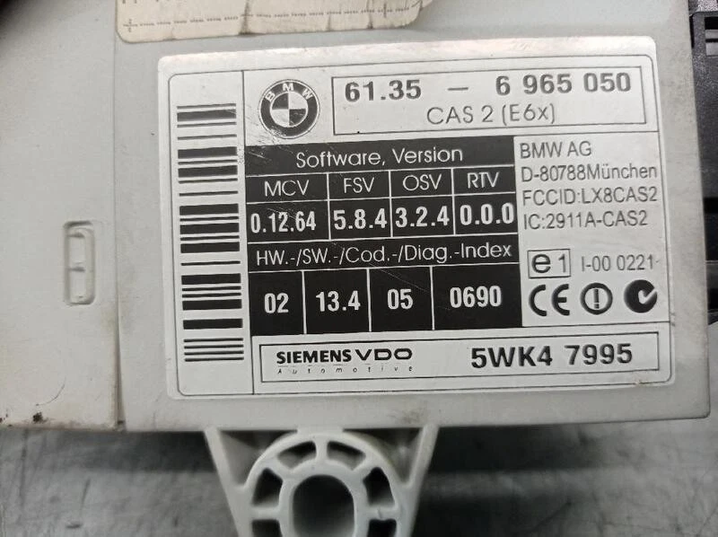 61356965050 modulo elettronico per BMW 5 TOURING (E61) 525 D 2004 5552700 - Immagine 4 di 4