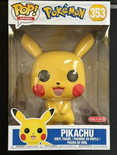 Funko Pop! Games Pokemon Jumbo 10” Pikachu - Target (Exclusive) #353 NIB