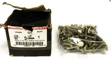 Brighton 1/4-20 x 1 inch Steel Zinc Hex Head Screws 450010 [Lot of 75] NOS